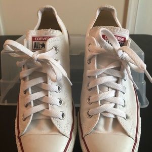 White Ladies Converse